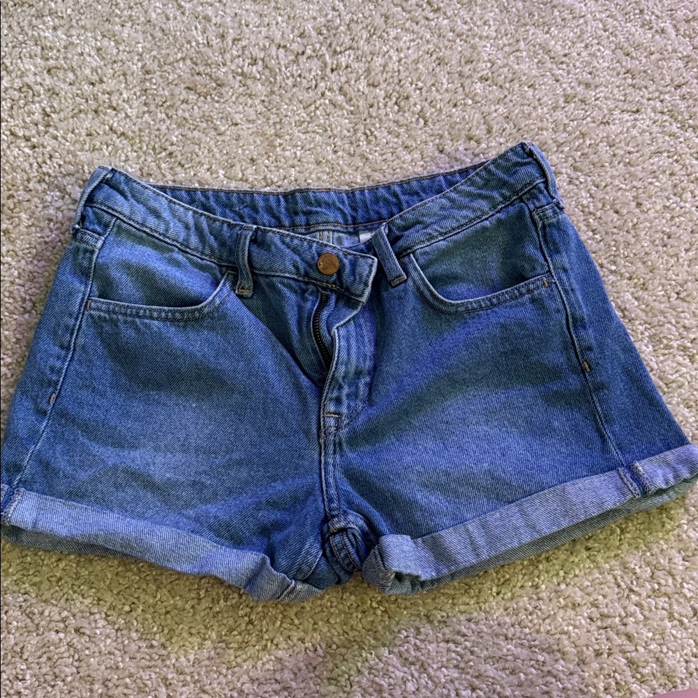 H&M Classic Blue Denim Shorts